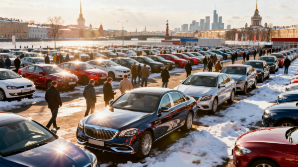 В Петербурге продажи новых авто в феврале достигли максимума за год