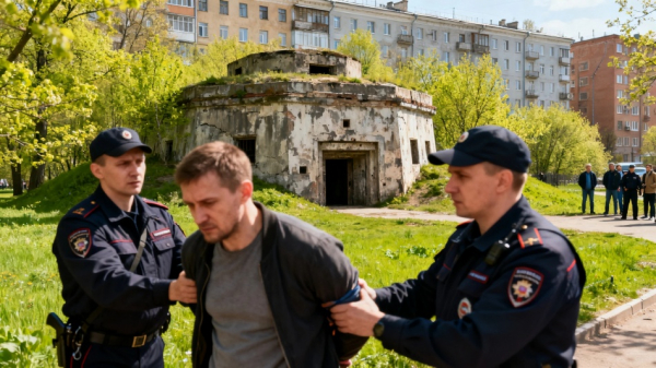 В Петербурге задержали мужчину за запуск петард из окна многоэтажки